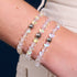 Rainbow White | .925 Sterling Silver | Mermaid Glass Bead Bracelet